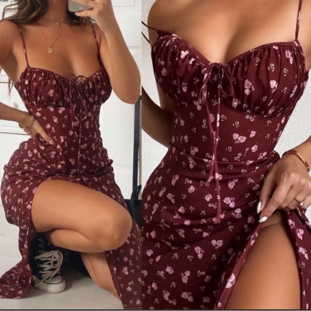 House of cb midi dress. Never worn, still has tag and security clip on it.